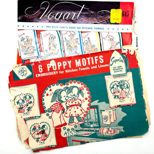 Vogart And Superior Vintage Hot Iron‎ Transfers Lot Of 2